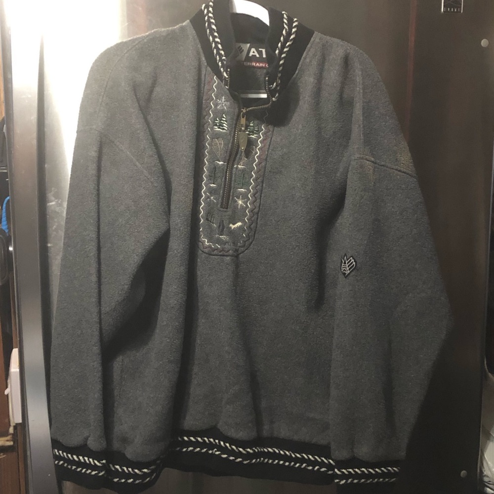 Vintage ATG Embroidered Wool Blend Canadian Sweater- 437 $65 or $50 w/offer